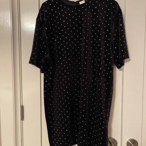 Black Polka Dot Men's Shirt